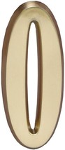 Whitehall Design-it Numbers Finish: Satin Brass, Number: 0 - £8.61 GBP