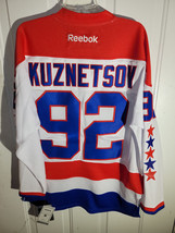 Reebok Premier NHL Jersey Washington Capitals Evgeny Kuznetsov White sz S - £77.89 GBP