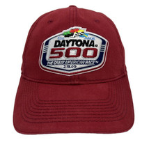 Daytona 500 Hat Cap Red Adjustable One Size 51st Annual 2009 NASCAR Racing Cars - $19.79