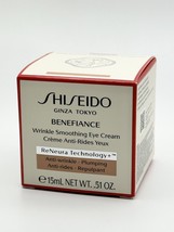 Shiseido Ginza Tokyo  Wrinkle Smoothing Eye cream  NIB 0.51 OZ  15 ml - $48.00