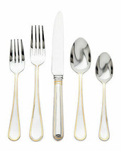 Ascot Gold by Ricci Stainless Steel Flatware Set for 8 Service 40 Pieces - New - £620.73 GBP