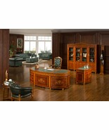 Exquisite Victorian Kidney-Shaped Partner Desk - $8,007.22 CAD