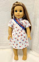 Clothes for 18&quot; American Girl Doll - Red, White &amp; Blue PATRIOTIC DRESS ~... - $12.86
