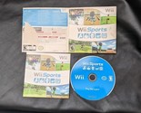 Wii SPORTS Nintendo Jeu Cartonnage Manche Manuel Propre Disque - $36.48