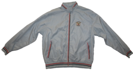 Shriner Nylon Satin Jacket Windbreaker Hooded Sz XXL Gray Malaikah Templ... - $28.49