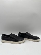 Men’s Saks Fifth Avenue Jaxon Quilted Leather Slip On Sneakers Black Size 8 - £33.95 GBP