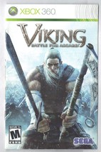 Viking Battle For Asgard Microsoft XBOX 360 MANUAL Only - $9.70