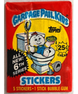 1986 Topps Garbage Pail Kids Original 6th Series 6 OS6 Card Wax Pack GPK... - £11.85 GBP