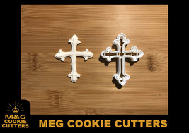 cross christening cookie cutter Cupcake Cake Topper Fondant UK seller - $5.68+