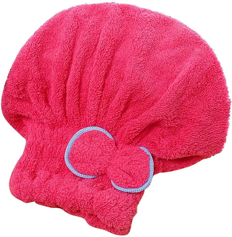 1 pcs Super Absorbent Hair Towel Wrap for Wet Hair Microfiber Hair Dryin... - $12.27 CAD