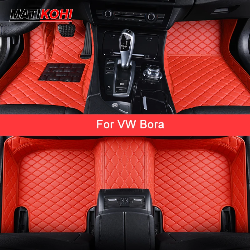 MATIKOHI Custom Car Floor Mats For VW Bora Auto Accessories Foot Carpet - £64.37 GBP+