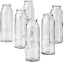 Serene Spaces Living Set Of 6 Clear Glass Bud Vases – Ideal For Centerpieces At - £24.81 GBP