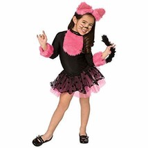 Morph Girls Cute Cat Costume, Pink, Large - £84.37 GBP