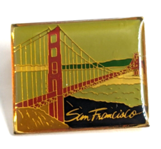 VTG Golden Gate Bridge San Francisco Bay California Lapel Pin Souvenir R... - $11.69