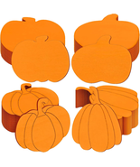 32 Pcs Thanksgiving Wooden Pumpkin Cutouts Unfinished Pumpkin Wood Craft... - £11.31 GBP