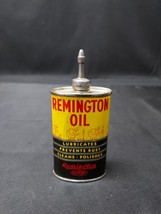 NOS Sealed 30s 40s REMINGTON GUN OIL Tin Can Handy Oiler LEAD TOP W/ CAP - $299.99