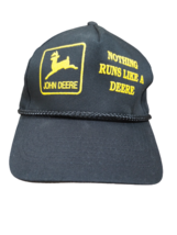 John Deere Nothing Runs Like A Deere Rope Trucker Hat Snap Back - £11.41 GBP