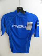 Men's Guys O'neill Rash Guard Basic Blue Logo Rashie Shirt New $44 - £21.86 GBP
