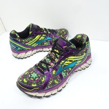 Brooks Adrenaline GTS 15 Kaleidoscope Purple Yellow Green Womens Size 7.5 B - $31.49