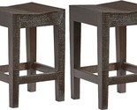 Progressive Furniture Farmhouse Counter Stools Set of 2, Brown - $415.99