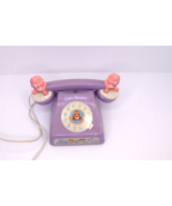 Vintage Care Bears Purple Rotary Phone 1984 American Greetings Not Tested - €21,18 EUR