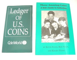 Coin Collecting Books Lot of 2 Amazing Coins Kids Guide and Ledger US Co... - $8.45