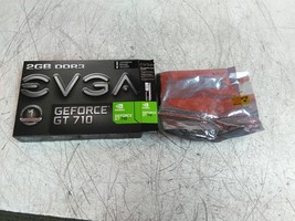 New EVGA Nvidia Geforce GT 710 02G-P3-2713-KR 2GB PCIe Video Card Open Box  - £36.63 GBP