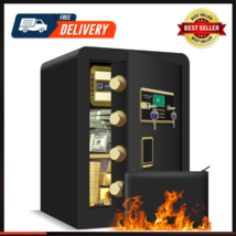 2.6 Cu Ft Large Fire Proof Safe Boxes For Home Documents, Digital Security Safe - £193.37 GBP