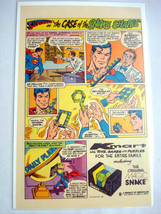 1982 Hirscho Magic Snake Puzzle Color Ad With Superman - £6.38 GBP