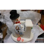 Hallmark &quot;Sing-Along Showman Snowman&quot; Sound/Lights/Motion Plush Tabletop... - $492.08 MXN