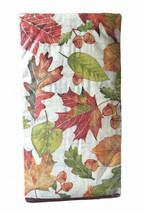 Thanksgiving Autumn Fall Paper Hand Towels Guest Napkins Bath 26 Ct Leafs X2 - £15.56 GBP