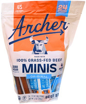 Archer Original Mini Beef Sticks 24 x .05 Oz Packs EXP 06/2026 - $24.53