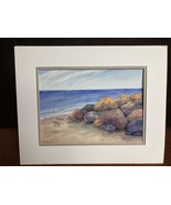 Kathy Haney Fine Art - Seascapes - Original Watercolor with Matte - £276.85 GBP