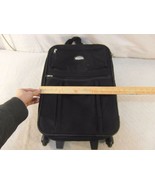 Global Travelware Black 14&quot; X 19&quot; X 8&quot; Retractable Handle Rolling Luggag... - €19,31 EUR