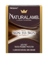 Trojan NATURALAMB Real Lamb Skin Natural Lubricated Condoms 10 ct Exp 2029+ - $536.51 MXN