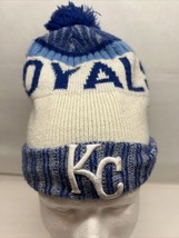 Kansas City Royals New Era MLB KC Baseball Winter Pom Beanie Hat Cap Cuff #2 Y - £11.06 GBP