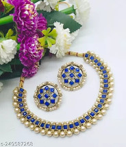 Kundan Indian Bollywood Treding Jewelry Wholesale Price Jewelry Jewellery Set g - £12.05 GBP