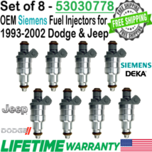 Genuine Siemens Deka 8 Units Fuel Injectors for 1997-2002 Jeep Wrangler ... - £137.75 GBP