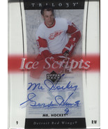 2005-06 UPPER DECK TRILOGY #IS-GH GORDIE HOWE ICE SCRIPTS - $295.00