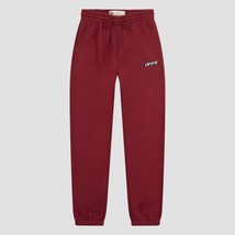 Levi&#39;s Jogger Pants Boys X-Large Red Sweatpants Cotton Blend Knit Tapered Casual - $14.84