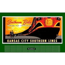 Lionel Style Billboard Insert Kansas City Southern Lines &amp; American Flyer - £4.67 GBP