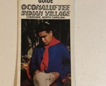 Oconaluftee Indian Village Brochure Cherokee North Carolina Vintage BR14 - $10.88