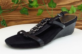 Bandolino Sz 8.5 M Black Gladiator Synthetic Women Sandals - £13.25 GBP