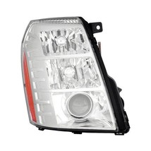 Headlight For 2009-2014 Cadillac Escalade Passenger Side HID Chrome Hous... - $919.51