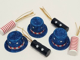 Patriotic 4th Of July Table Scatter Uncle Sam Memorial Firecracker Bowl ... - $15.99