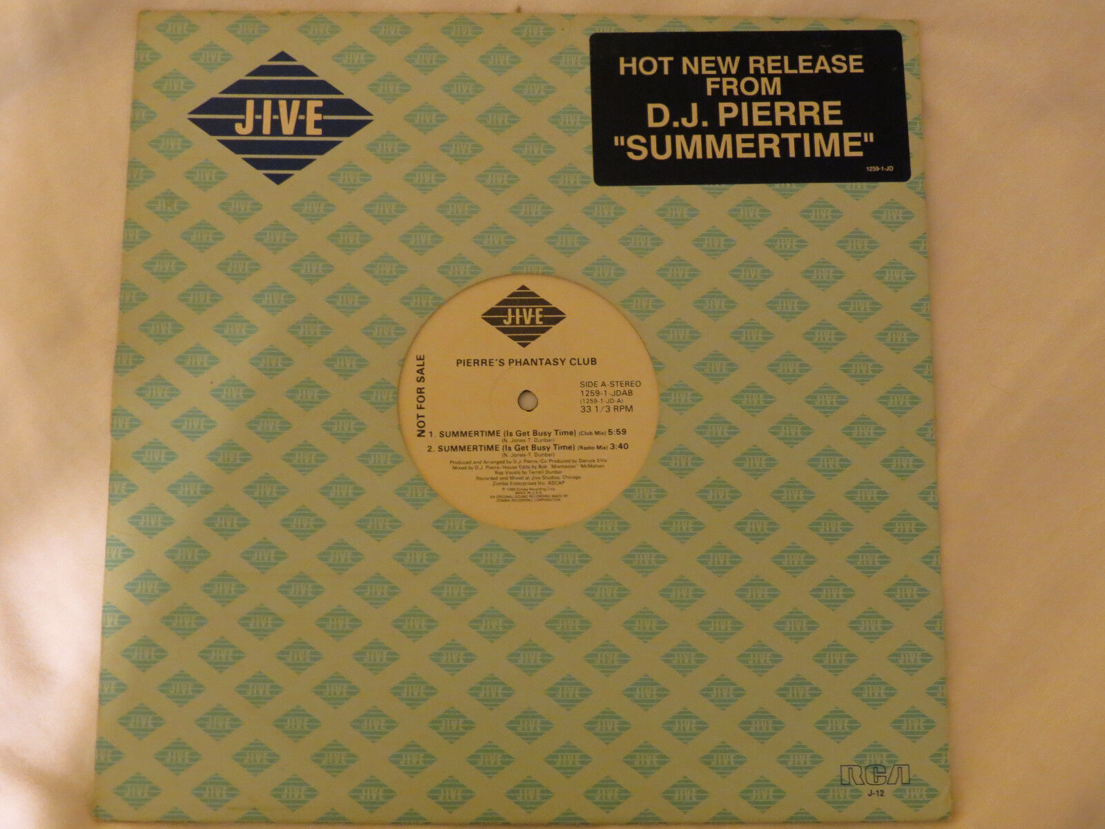 Jive Pierre&#39;s Phantasy club 12&quot; LP Album  RARE Record LP vinyl record vi... - $7.72
