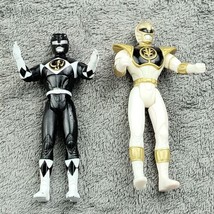 Vintage 1995 Saban Mighty Morphin Power Rangers White Ranger Loose 4&quot; Figure Toy - £7.44 GBP