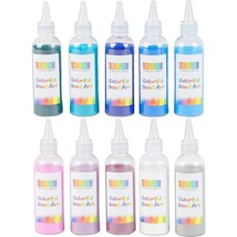 10 Pcs Colored Sand Bottles For Arts Crafts School Home Party Wedding, 0... - $45.82