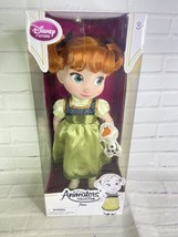 Disney Animators Collection Frozen Anna 16in Toddler Doll With Olaf NEW - £30.40 GBP