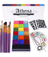 Athena Face Body Paint Oil Makeup Set, 20 Colors FX Halloween Party Pain... - $771.09 MXN